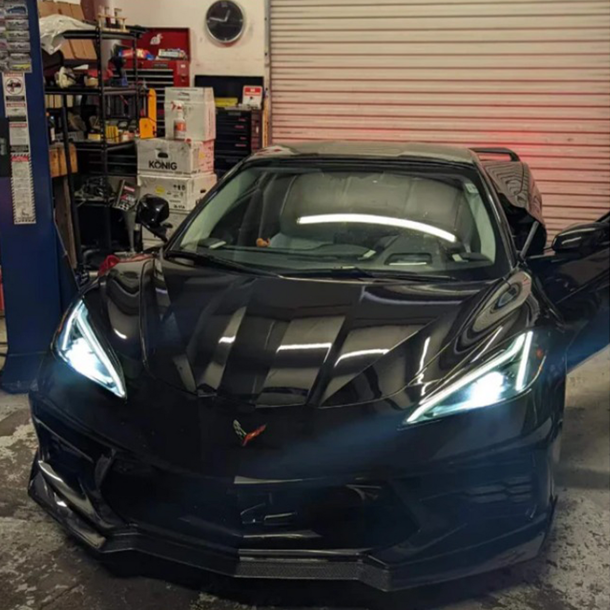 Dry Carbon Fiber Front Splitter Lip for Chevrolet Corvette C8 Z51 - Bull Boost Performance