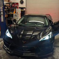 Dry Carbon Fiber Front Splitter Lip for Chevrolet Corvette C8 Z51 - Bull Boost Performance