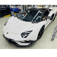 OEM Style Dry Carbon Fiber Front Lip and Rear Diffuser for Lamborghini Aventador LP740 - Bull Boost Performance