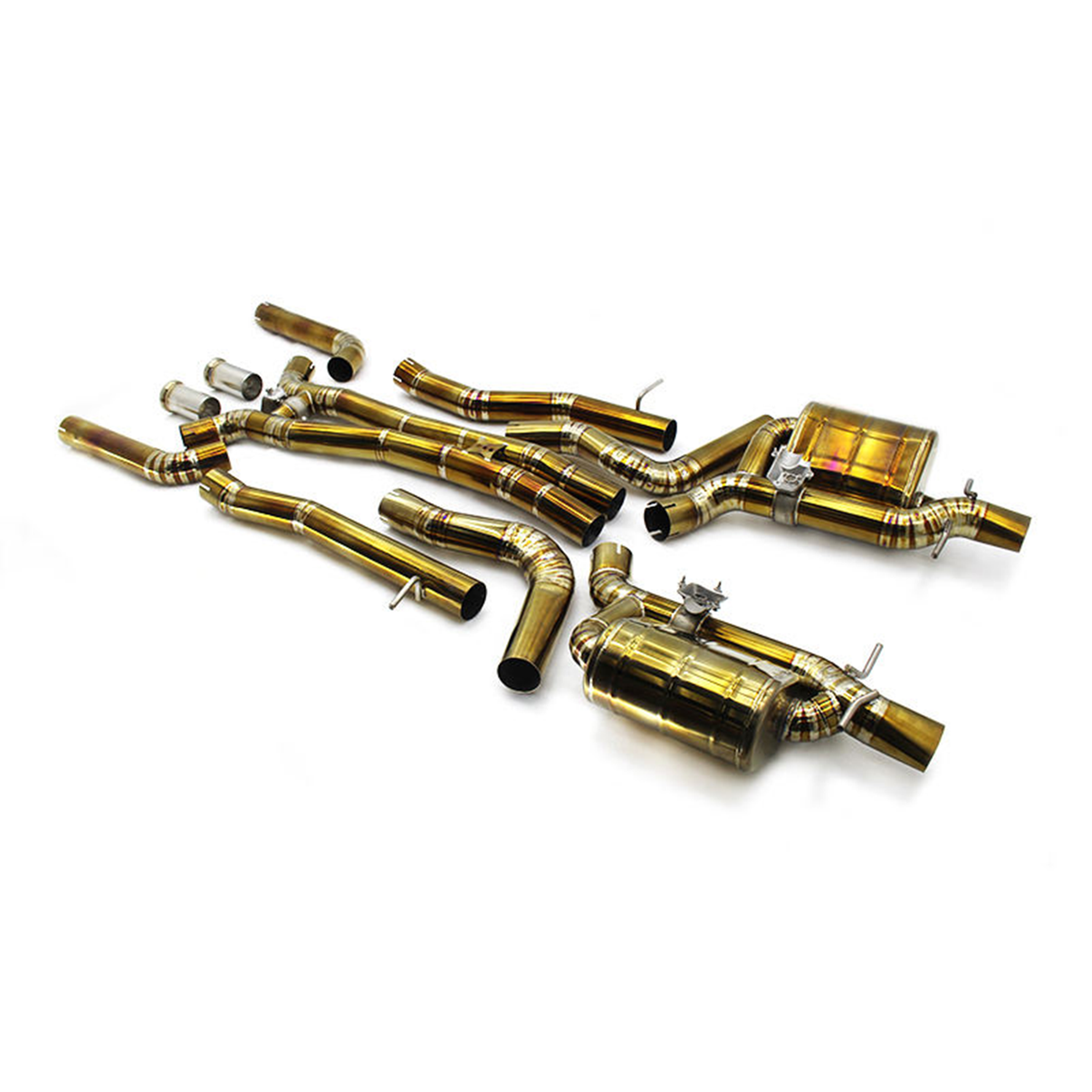 Titanium Valved Catback Exhaust System for Mercedes Benz AMG GT63 GT63S X290 - Bull Boost Performance
