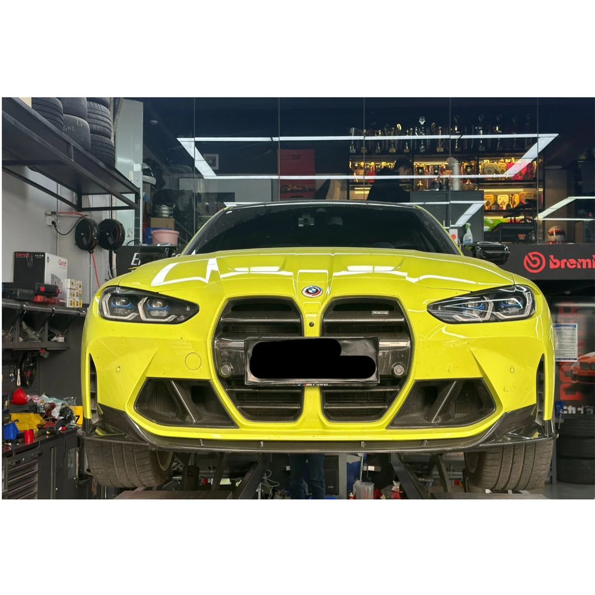 CT VI Style Dry Carbon Fiber Front Lip for BMW G80 G81 M3 G82 G83 M4 - Bull Boost Performance