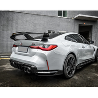 Prepreg Carbon Fiber TK Aggressive Large Rear Trunk Wing for BMW G80 M3 G82 - Bull Boost Performance