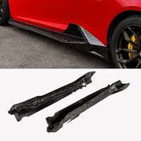 N Style Forged Carbon Fiber Side Skirt Kit for Lamborghini Huracan LP580 LP610 Spyder