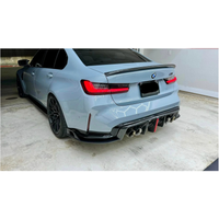 Carbon Fiber Rear Diffuser Brake Light V1 for BMW G80 M3 G82 G83 M4 - Bull Boost Performance