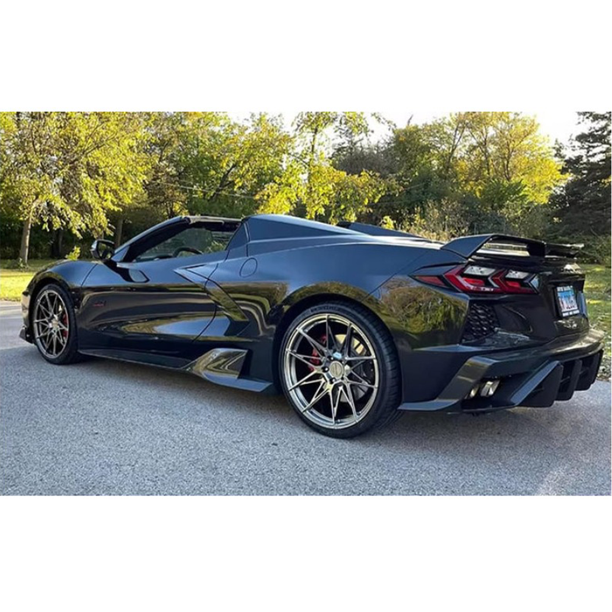 Carbon Fiber GT Style Side Skirts for Chevrolet Corvette C8 - Bull Boost Performance