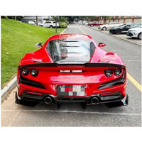 Carbon Fiber R Style Rear Spoiler for Ferrari F8 - Bull Boost Performance