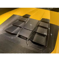 Dry Carbon Fiber Engine Hood Cover for Lamborghini Huracan EVO Spyder - Bull Boost Performance