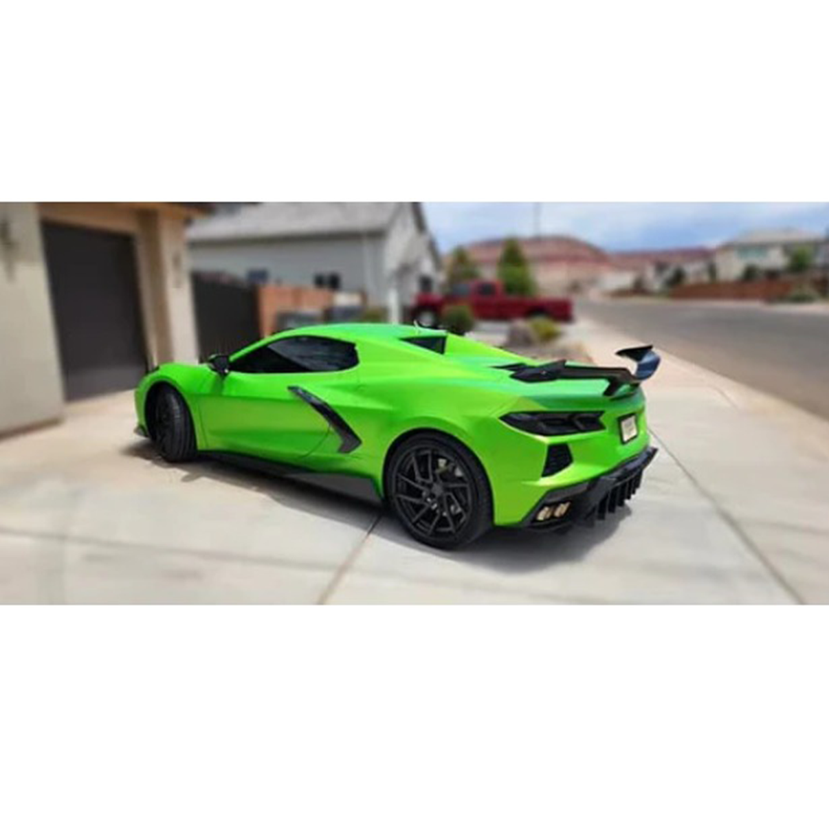 Carbon Fiber Side Skirts for Chevrolet Corvette C8 - Bull Boost Performance