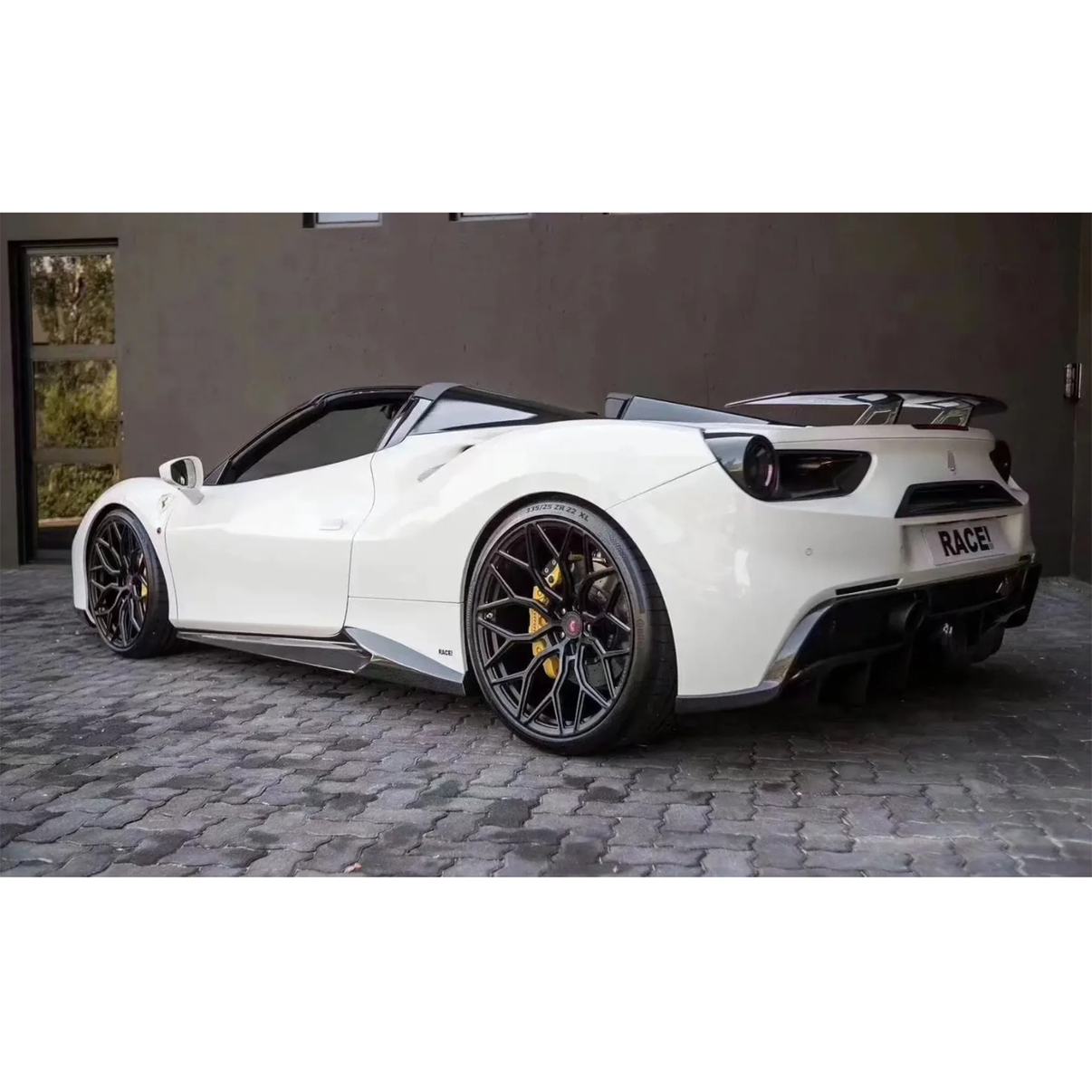 N Style Carbon Fiber Body Kit for Ferrari 488 GTB Spider - Bull Boost Performance