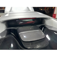 Dry Carbon Fiber OEM Rear Hood Trim for Ferrari 296 GTB - Bull Boost Performance