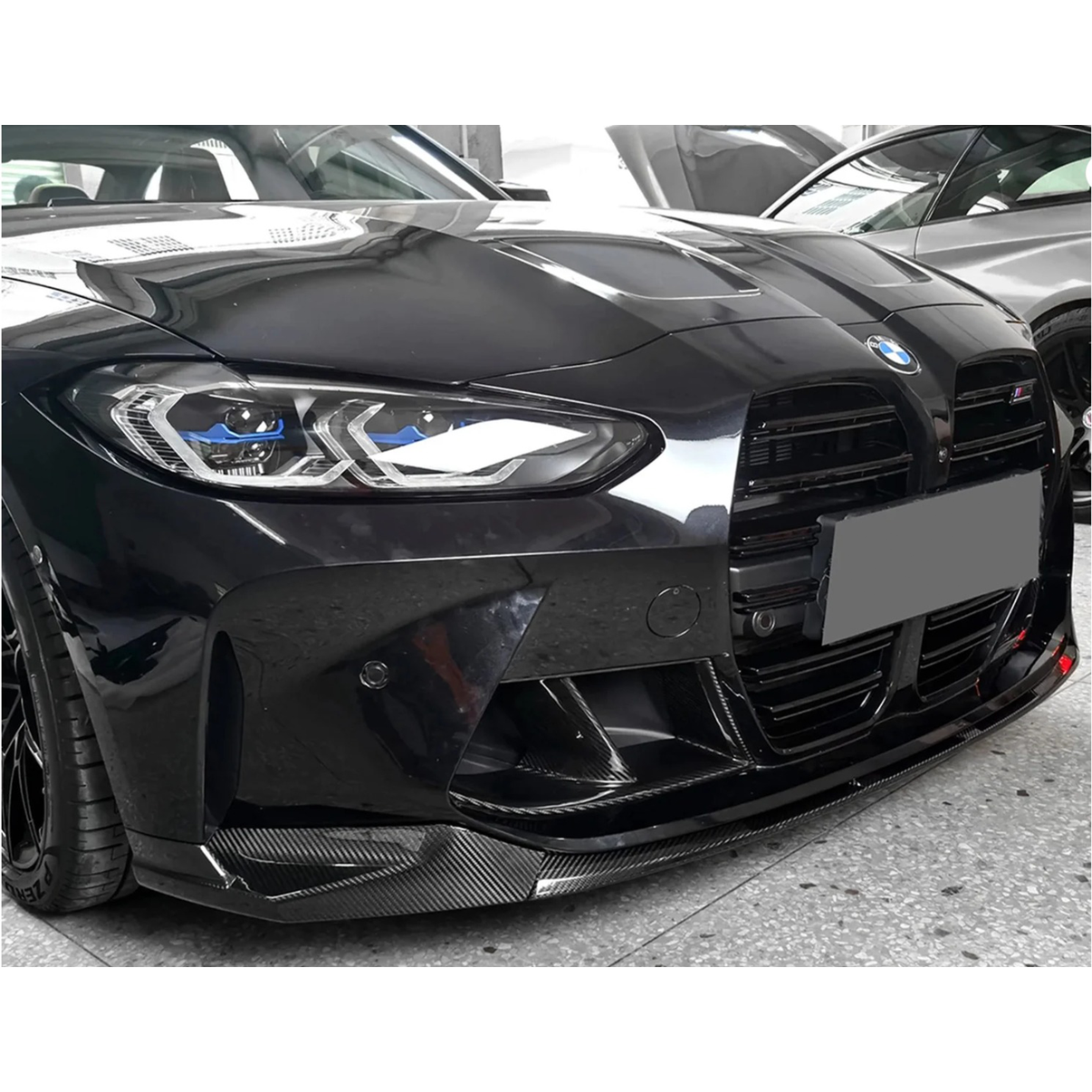 Dry Pre-Preg Carbon Fiber MP Style Front Lip for BMW G80 G81 M3 G82 G83 M4 - Bull Boost Performance