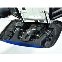 Dry Carbon Fiber Engine Bay Cover Set for Ferrari 488 - Bull Boost Performance