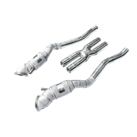 High Flow Catless Exhaust Downpipes X Pipe for Ferrari F12 Berlinetta 812 Superfast - Bull Boost Performance