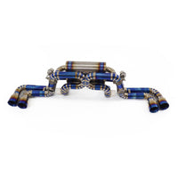 Valved Titanium Catback Exhaust System for Ferrari 360 Modena Spider F360 3.6L - Bull Boost Performance
