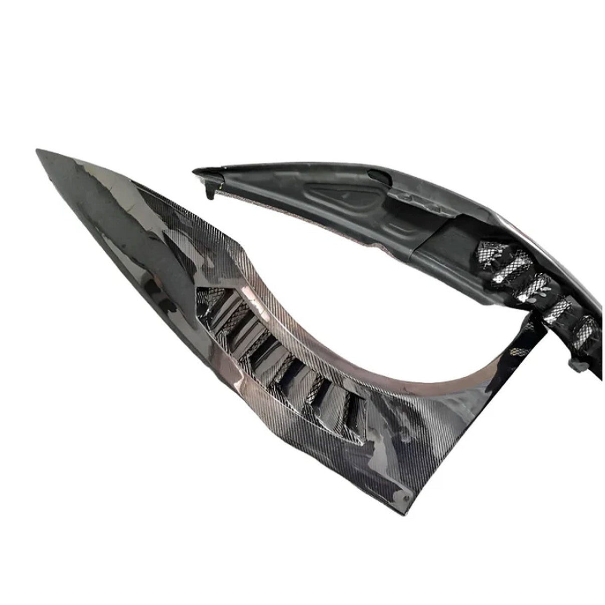 V Style Full Carbon Fiber Vented Front Fenders for Lamborghini Huracan LP 580 LP 610 - Bull Boost Performance