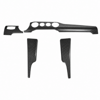Carbon Fiber Dashboard Trim Console Panel Cover for Ford Mustang GT